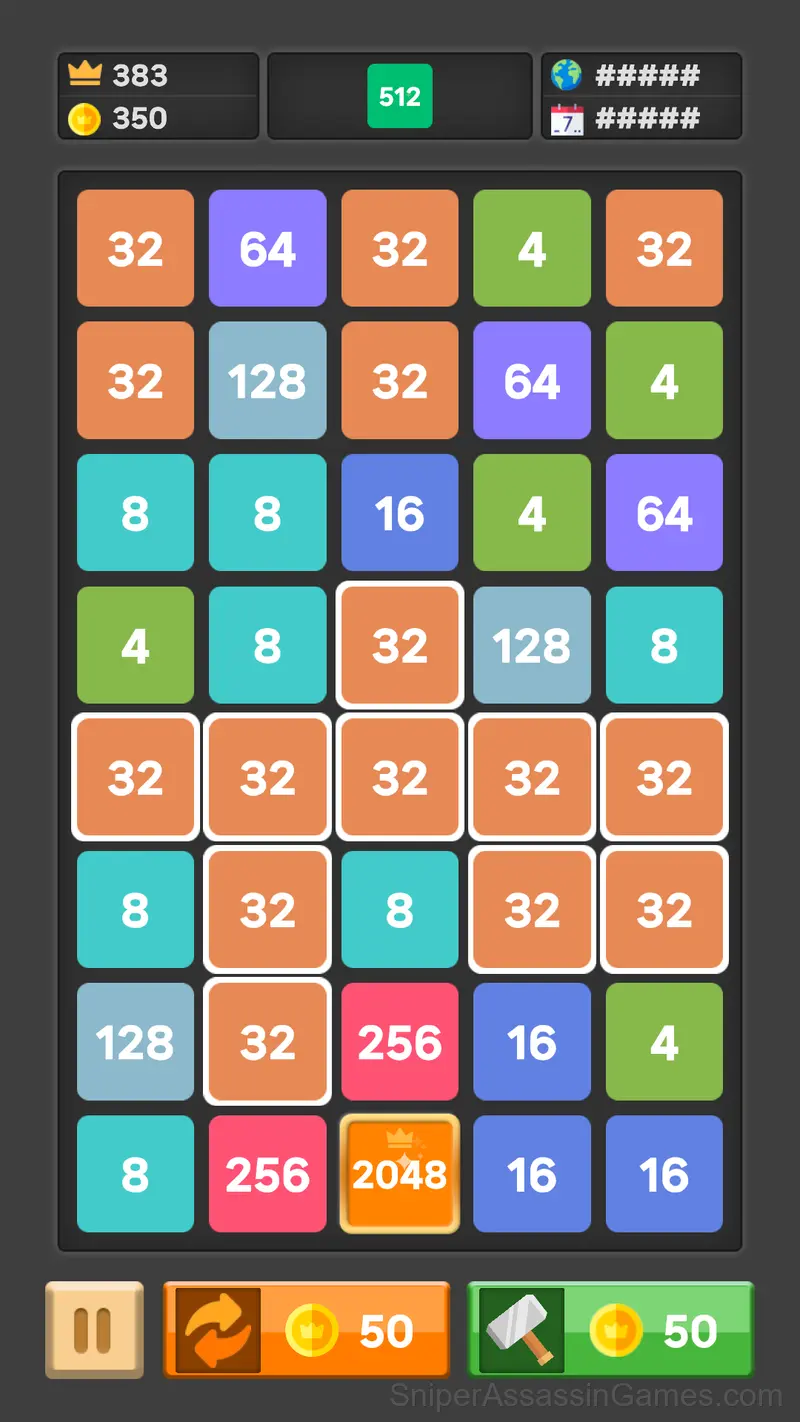 Block Blast 2048 gameplay screenshot 4