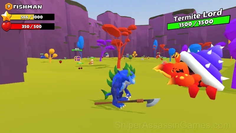 Evolution of Wild Monsters 3D gameplay screenshot 2