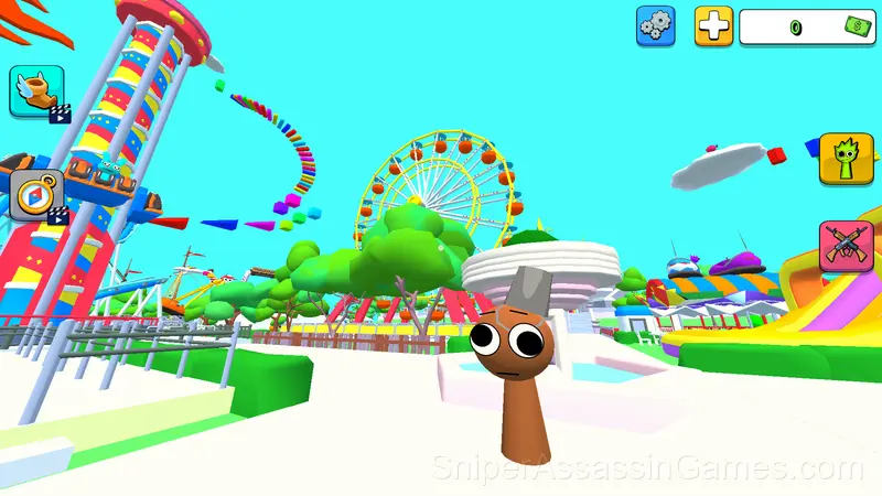 Sprunks 3D: Find and Destroy! gameplay screenshot 1