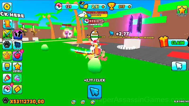 Obby: Master of the Sword gameplay screenshot 3