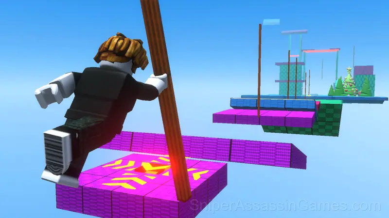 Obby BUT You Rope Swing! gameplay screenshot 1