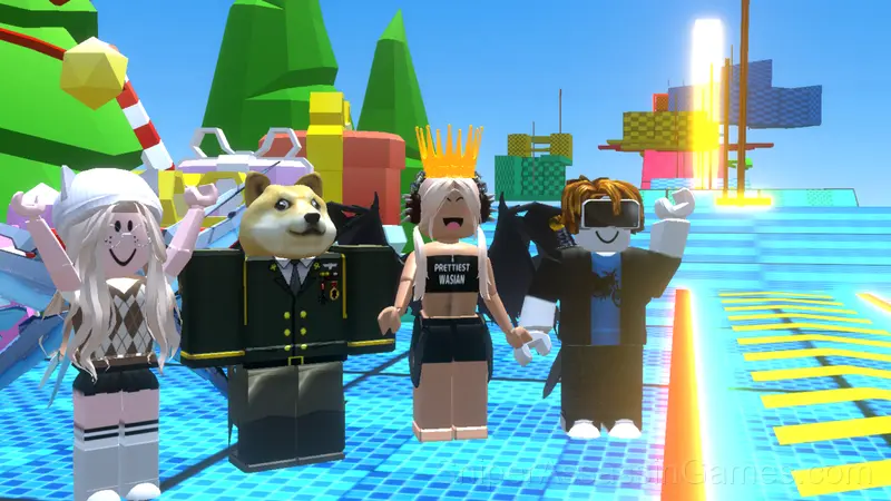 Obby BUT You Rope Swing! gameplay screenshot 2