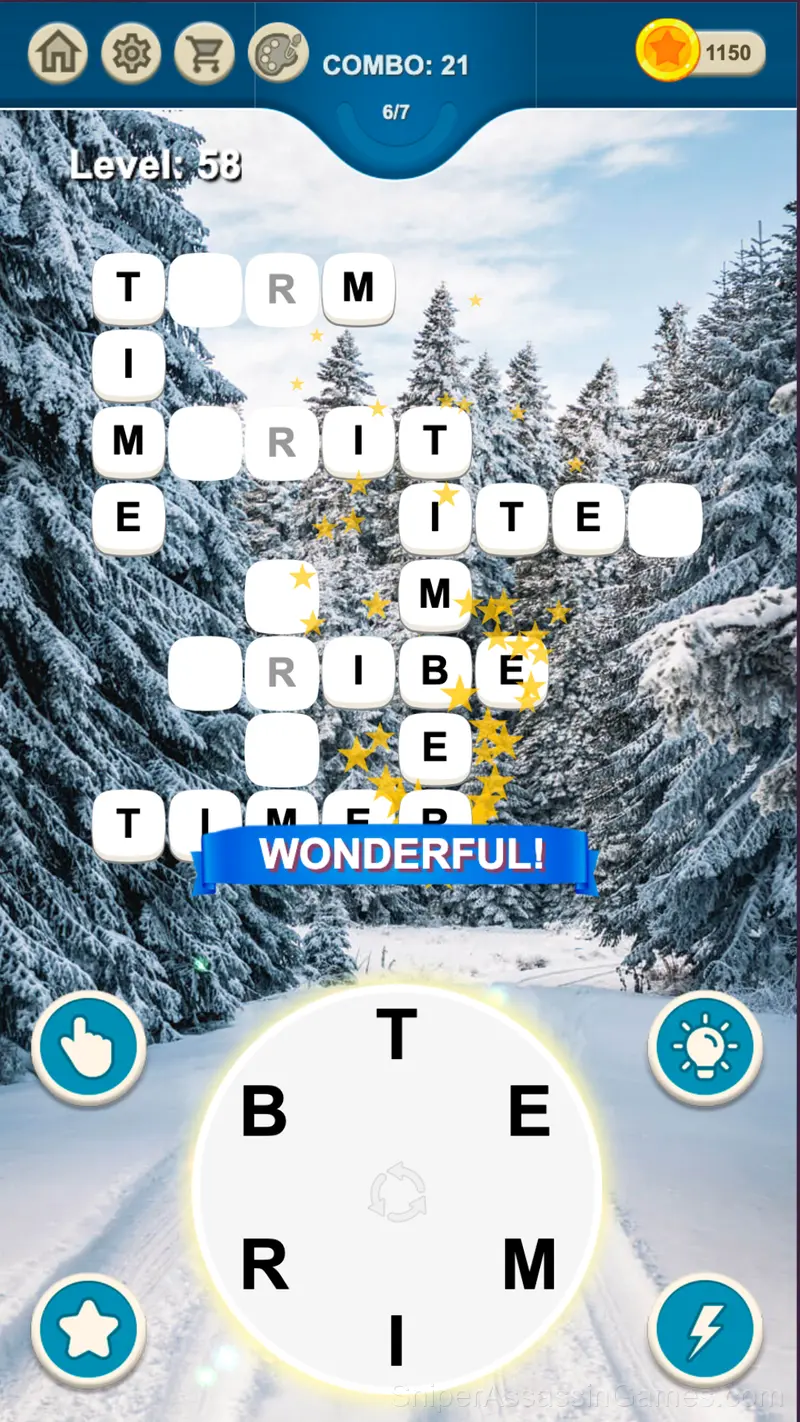 Connect words gameplay screenshot 3