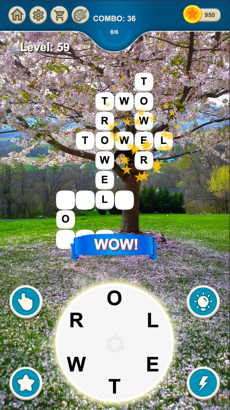 Connect words gameplay screenshot 4