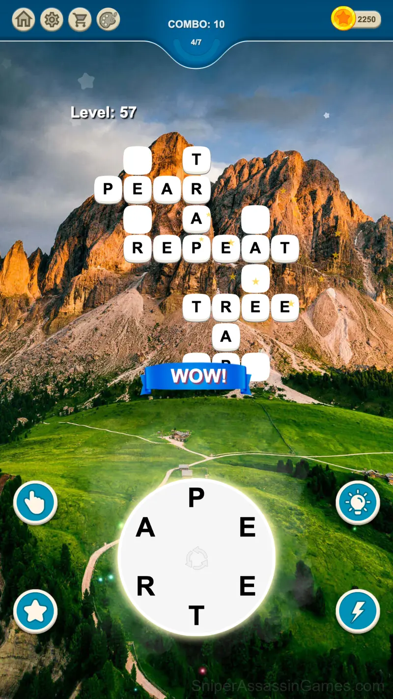 Connect words gameplay screenshot 5