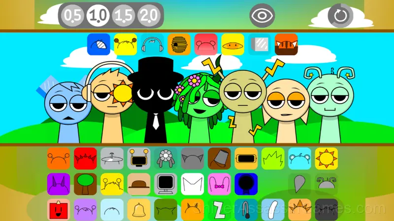 Sprunki Shuvali gameplay screenshot 3