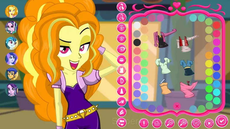 Pony Girls Sirens Dress Up gameplay screenshot 1