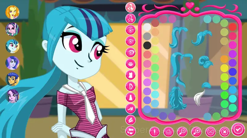 Pony Girls Sirens Dress Up gameplay screenshot 3