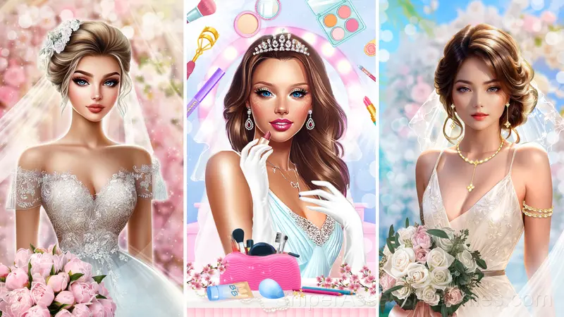 Wedding Stylist Dress Up Games gameplay screenshot 1