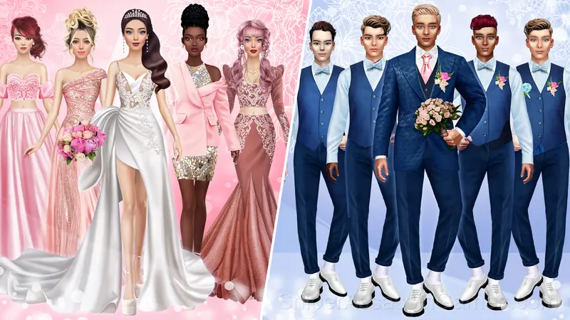 Wedding Stylist Dress Up Games gameplay screenshot 3