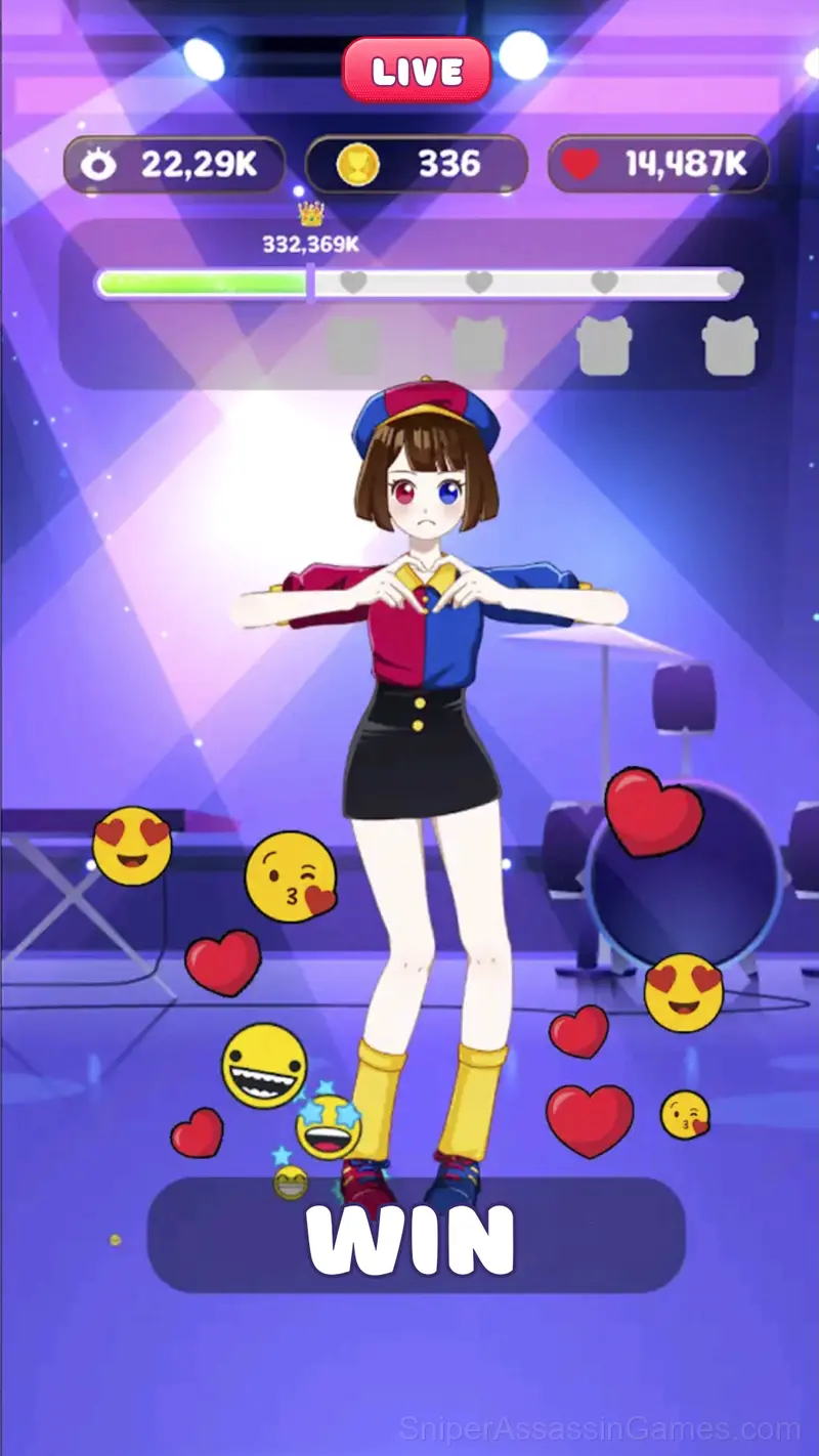 Left or Right: Anime Dress Up gameplay screenshot 3