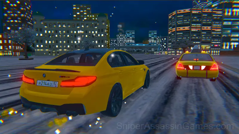 BMW M5 CS Winter Drift gameplay screenshot 3