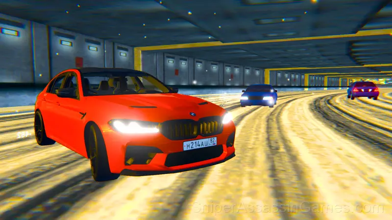 BMW M5 CS Winter Drift gameplay screenshot 6