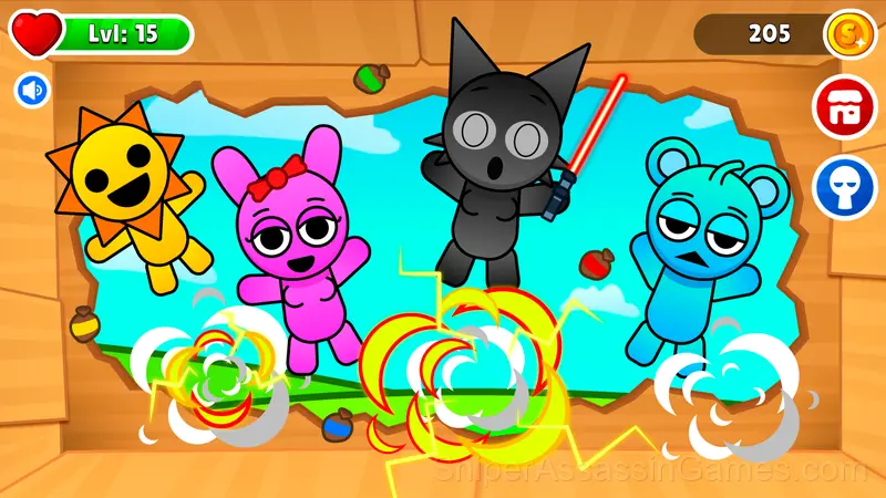 Sprunki Playground Mod - Ragdoll Sandbox gameplay screenshot 3