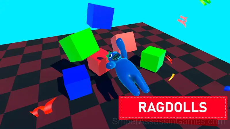 Beat the Rainbow Man: Box Playground! gameplay screenshot 1