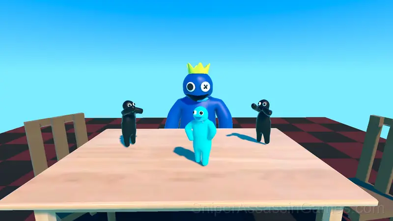 Beat the Rainbow Man: Box Playground! gameplay screenshot 5