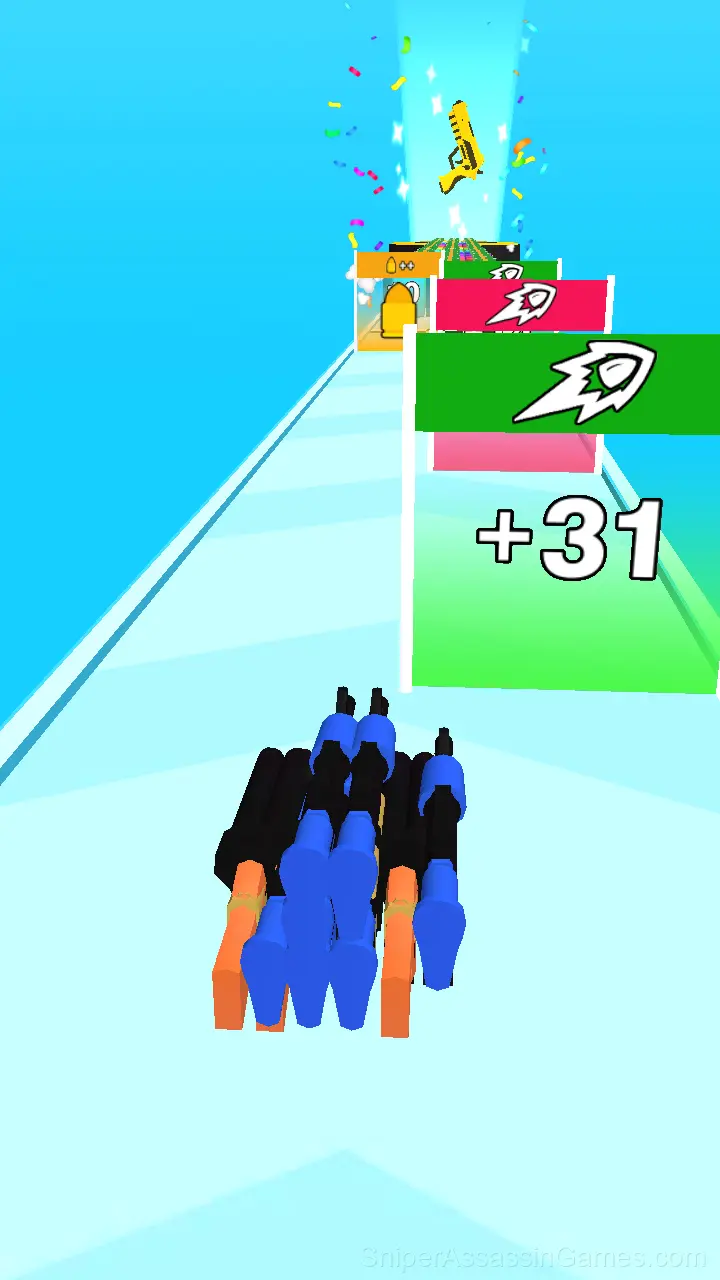 Gun Clone: Weapon Battle Run gameplay screenshot 1