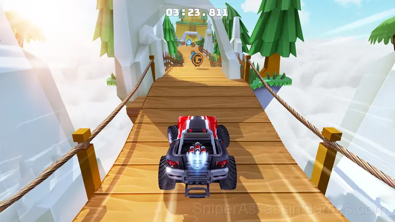 Monster Truck - Sky Racing 4x4 gameplay screenshot 1