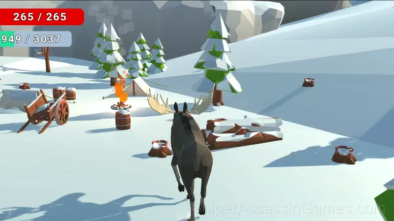 Winter Evolution of Forest Monsters gameplay screenshot 2
