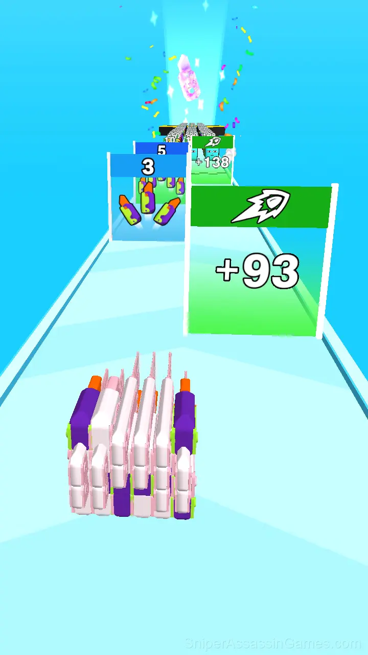 Weapon Master: Merge Run gameplay screenshot 2
