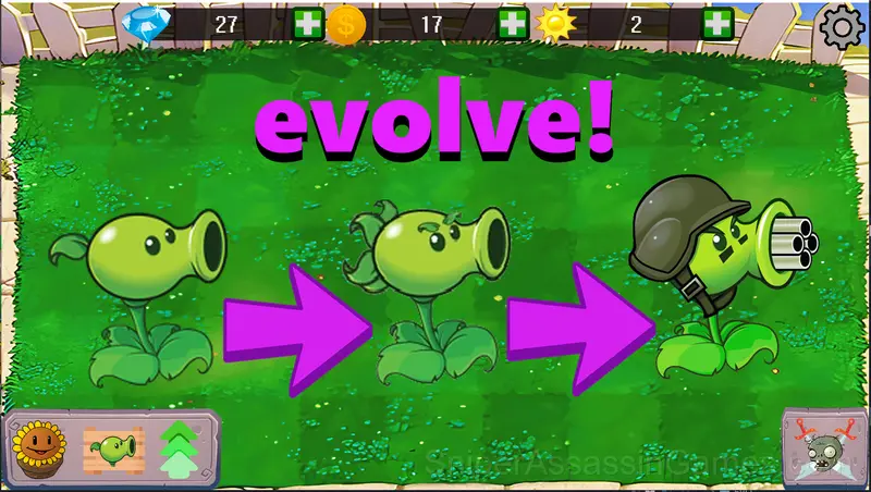 Destroy the zombies: PVZ! gameplay screenshot 2