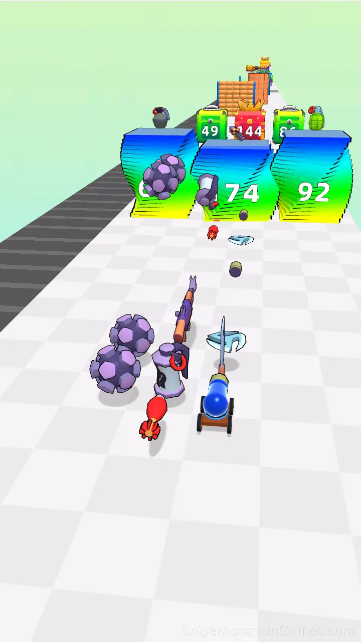 Gun Crafter Run: Merge & Shoot gameplay screenshot 3