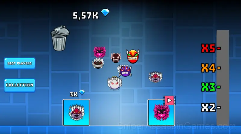 Meger Geometry dash gameplay screenshot 1