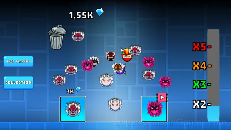 Meger Geometry dash gameplay screenshot 2