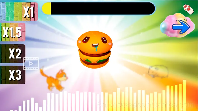 Squish taba-paws, hamsters and music! gameplay screenshot 2