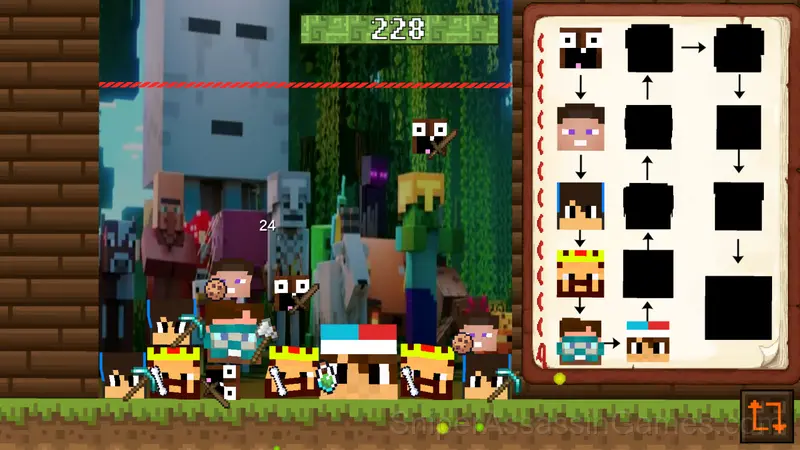 Merge Craft: Music and Fun gameplay screenshot 1