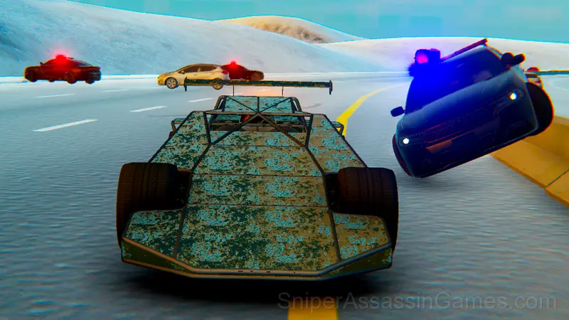 Turbo Chase from the Police gameplay screenshot 1