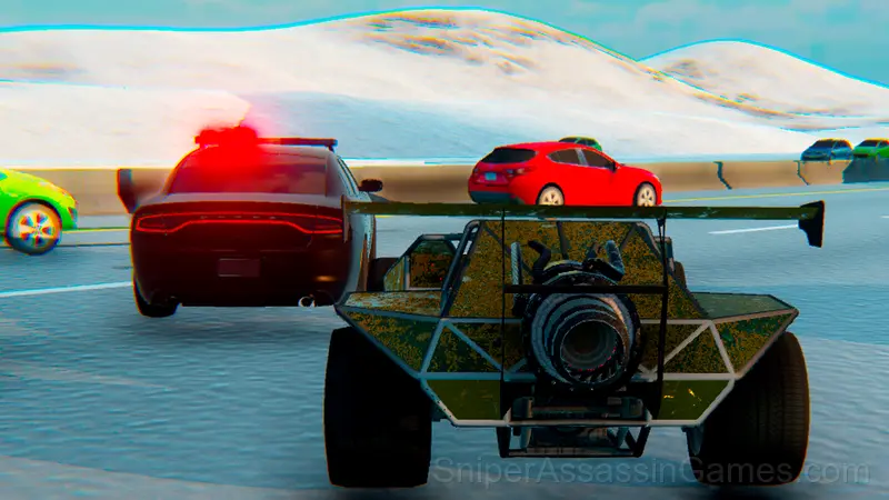 Turbo Chase from the Police gameplay screenshot 3
