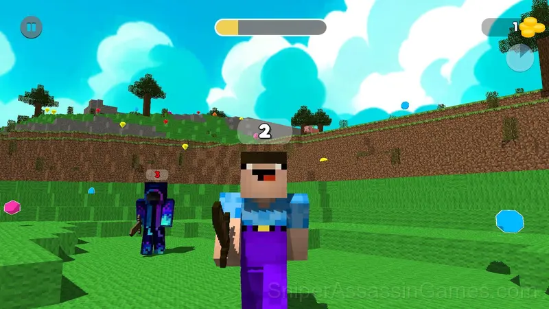 Block Battle - Noob vs Pro gameplay screenshot 1