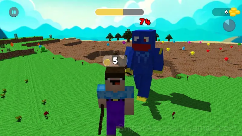 Block Battle - Noob vs Pro gameplay screenshot 2