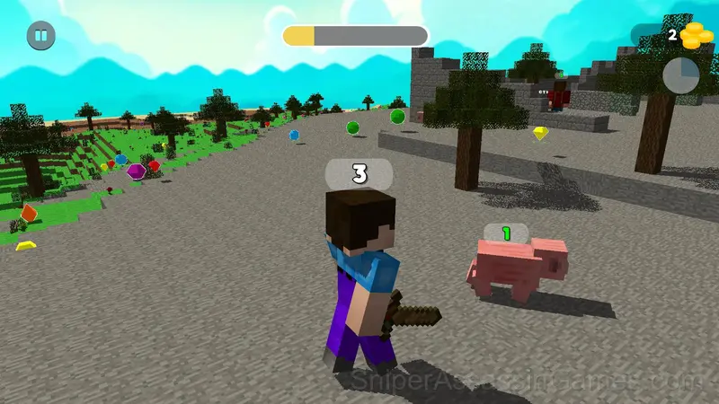 Block Battle - Noob vs Pro gameplay screenshot 3