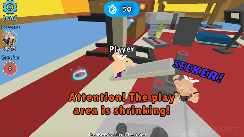 Obby: Hide and Seek with Friends gameplay screenshot 2