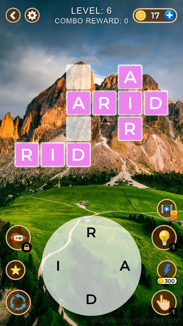 Connect the word, fill in the crossword gameplay screenshot 1