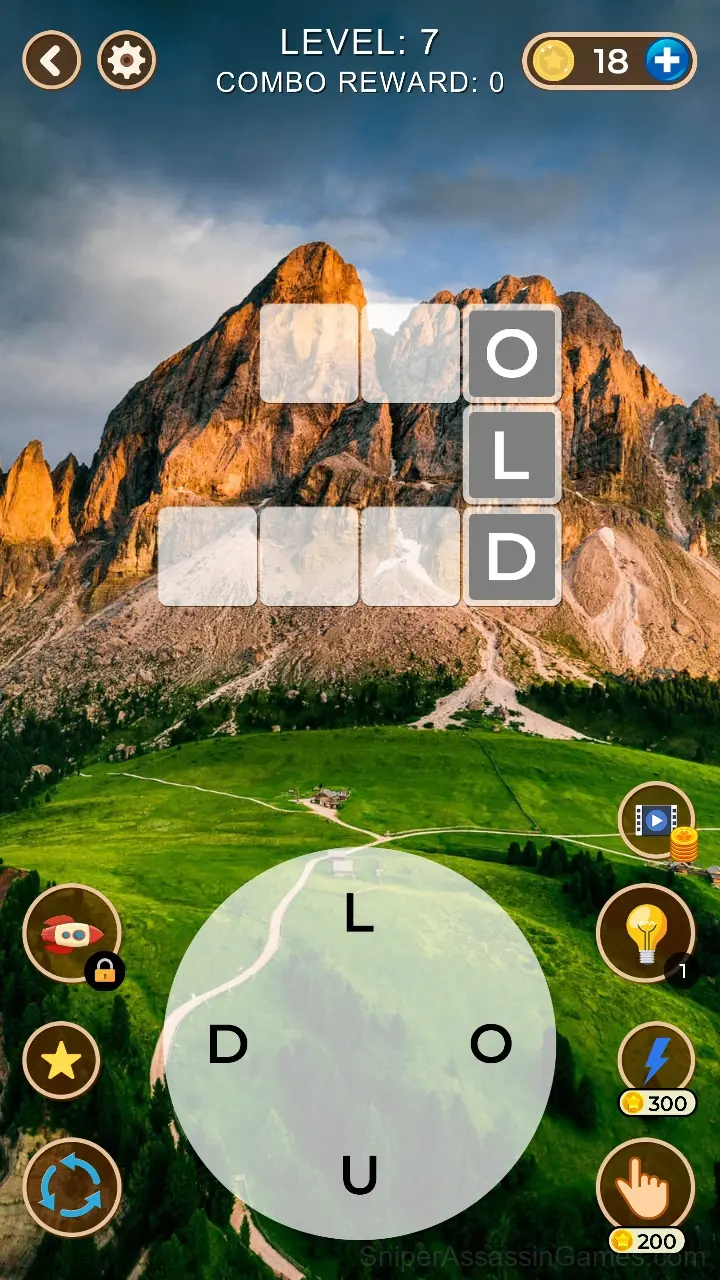 Connect the word, fill in the crossword gameplay screenshot 2