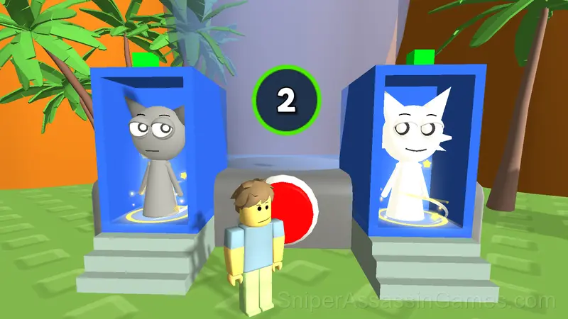 Blend Sprunki in Mixer 3D: Create Your Own Sprunki gameplay screenshot 2