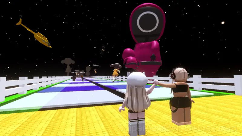 Obby Glass Bridge: Squid Game gameplay screenshot 2