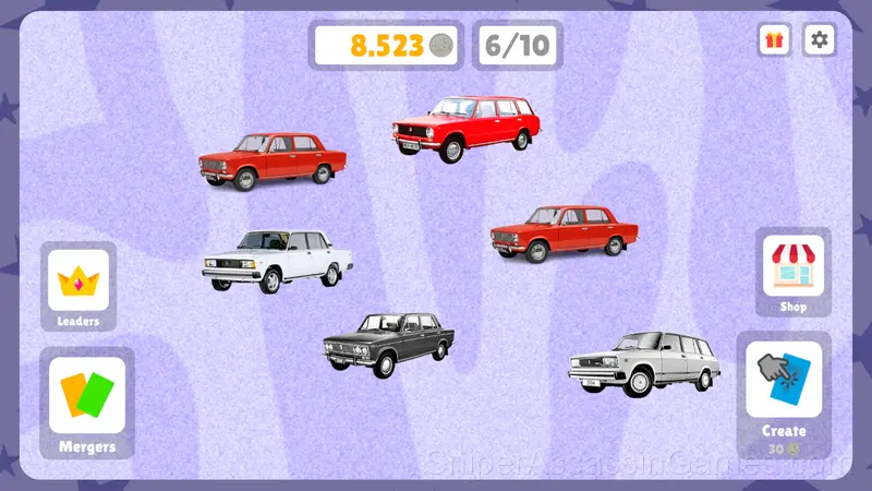 Merge VAZ: Evolution! gameplay screenshot 1