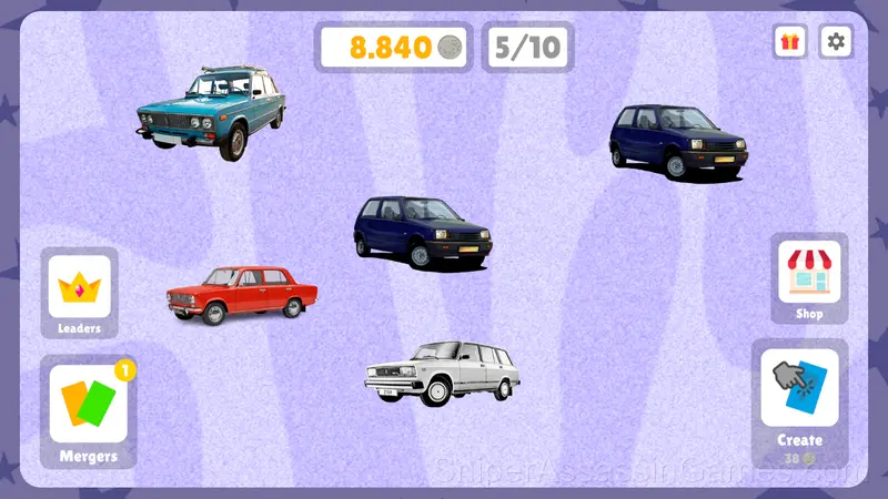 Merge VAZ: Evolution! gameplay screenshot 2