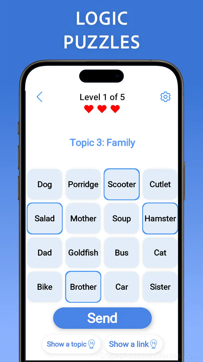 Associations - Test your brain! gameplay screenshot 1