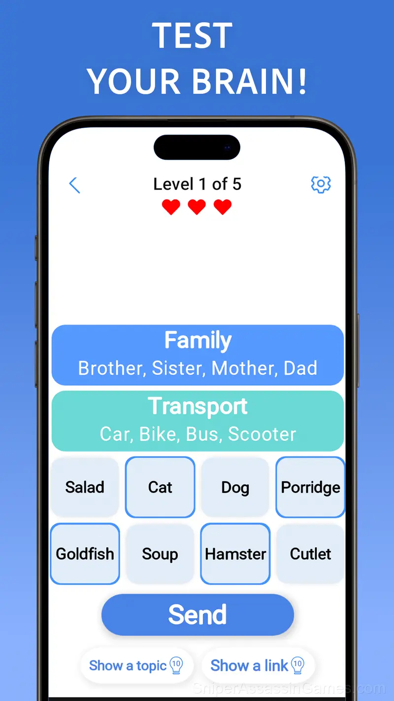 Associations - Test your brain! gameplay screenshot 3