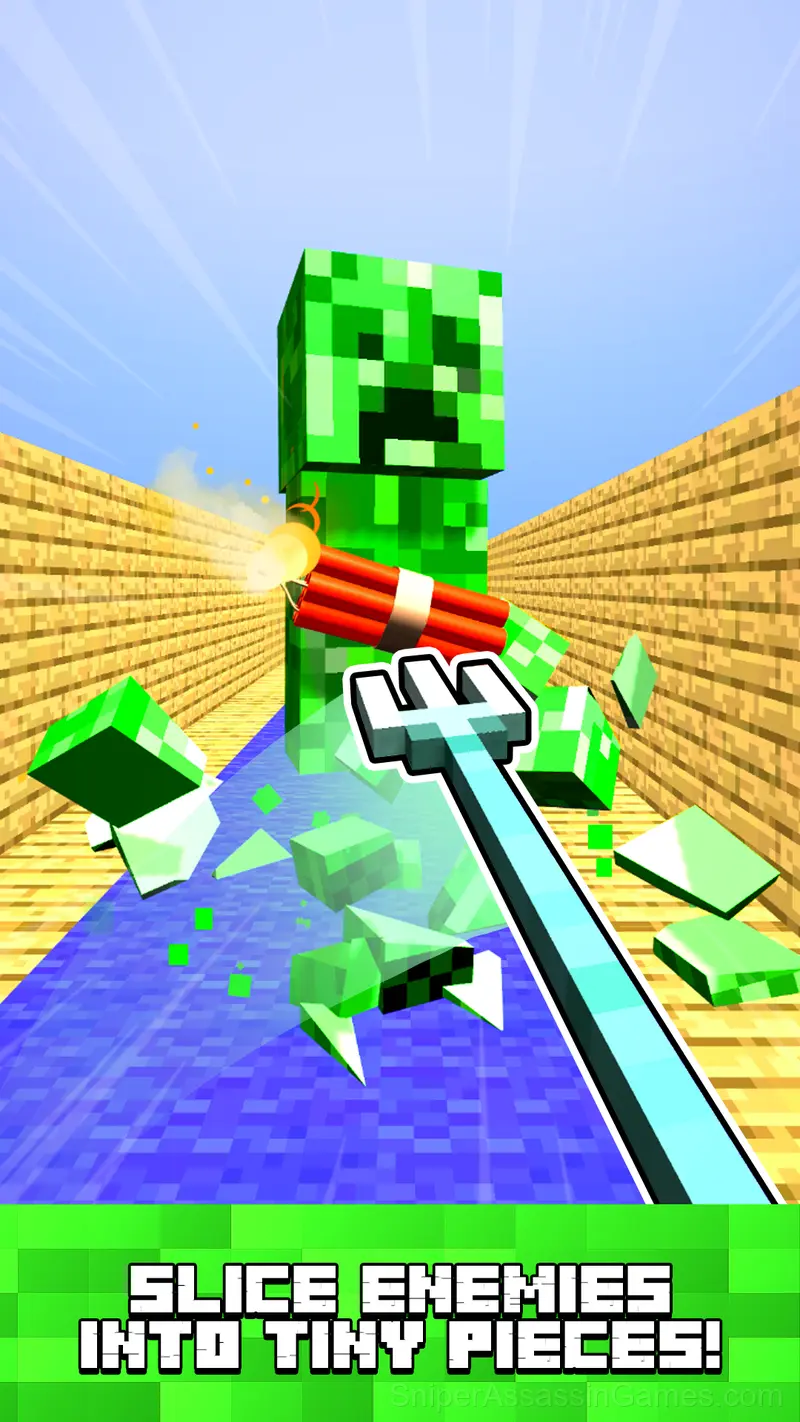 Mine Fight! Cut Mob Army! gameplay screenshot 1