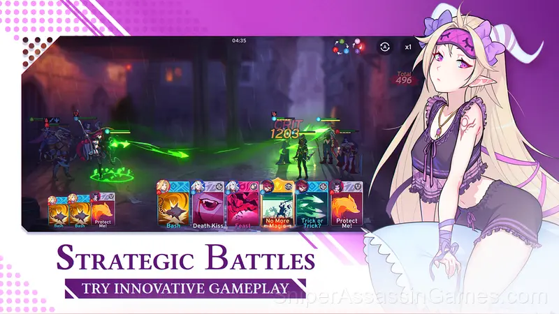 Heroic Summon: Anime RPG gameplay screenshot 1