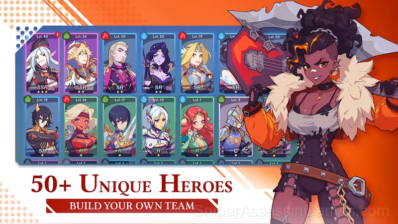 Heroic Summon: Anime RPG gameplay screenshot 2