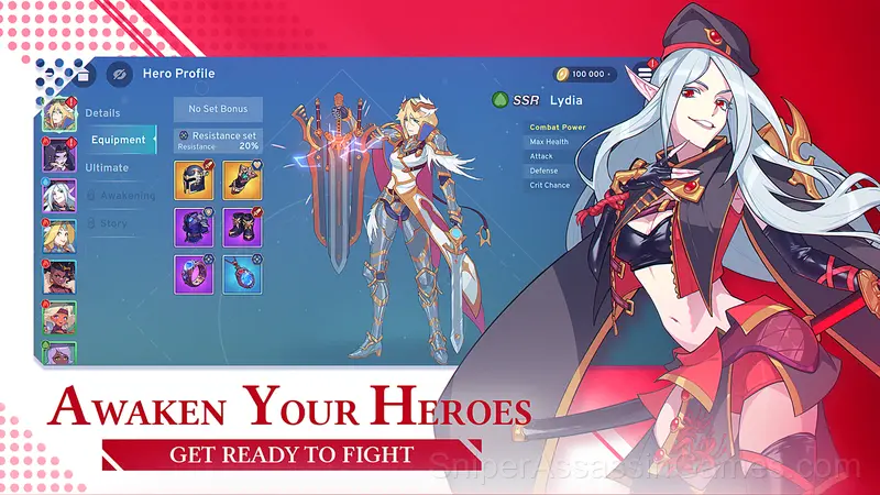 Heroic Summon: Anime RPG gameplay screenshot 3