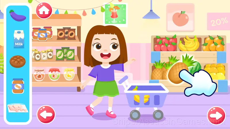 Supermarket - Shopping for Little Kids gameplay screenshot 2
