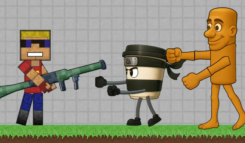 Play Noob Playground War Mod